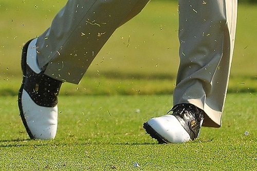 Golf Player Leg Wrist Injury